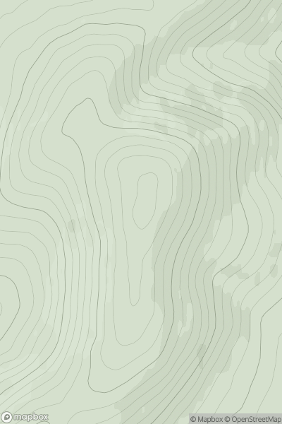 Thumbnail image for Blackwood Hill [The River Tweed to the English Border] showing contour plot for surrounding peak